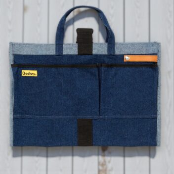 撥水デニム薪バック