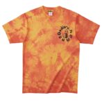 タイダイ　プリント　オレンジ
