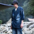 撥水　デニム　甚平