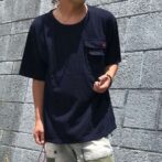 インディゴ染め　T