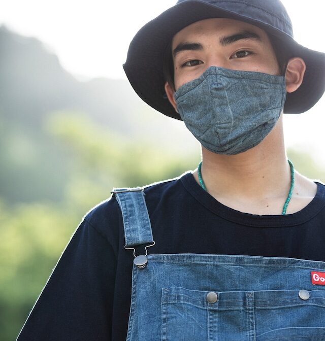 SEK　抗ウイルス布デニムマスク