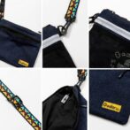 光るサコッシュ　ディティール