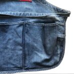 撥水　デニム　エプロン　ポケ