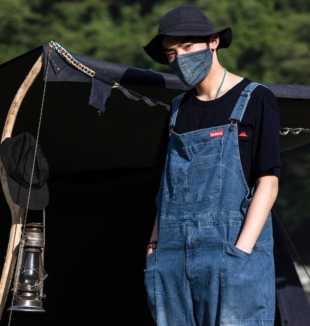 SEK　抗ウイルス布デニムマスク