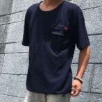 インディゴ染め　T