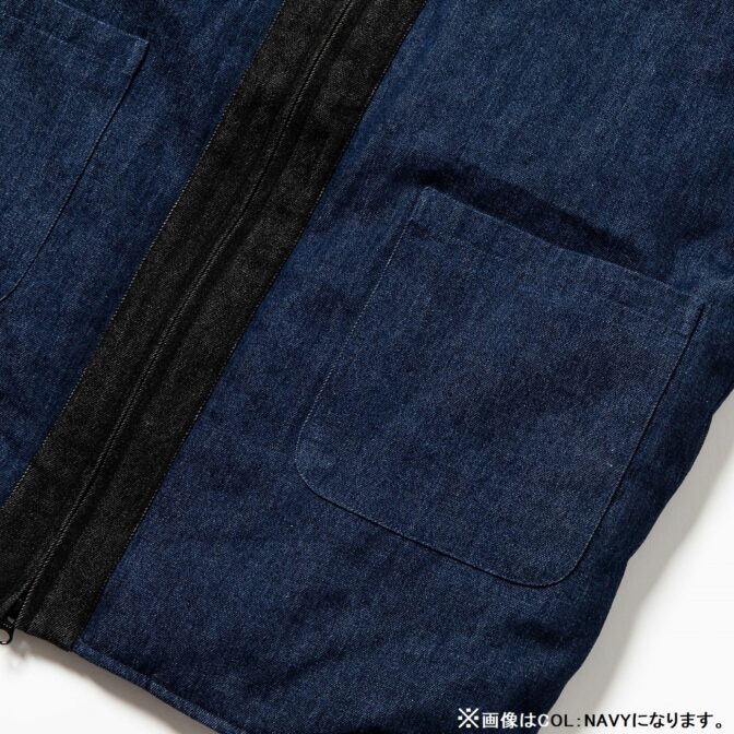 寒風寒波上等半纏（ハンテン）　デニム半てん
