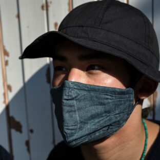 SEK抗ウイルスデニム布マスク