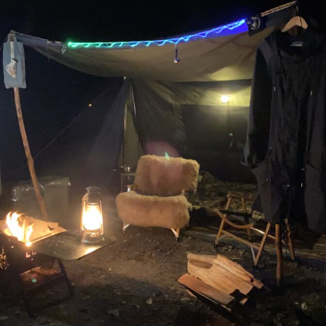 リアルファー（羊）チェアカバー　カーミットチェア規格　