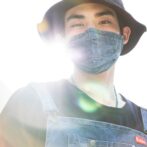 SEK　抗ウイルス布デニムマスク