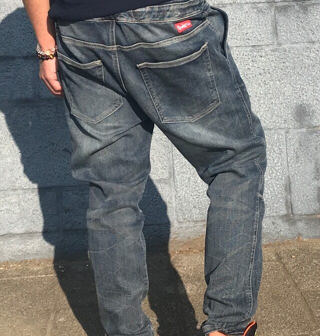 起毛ストレッチデニム パンツ