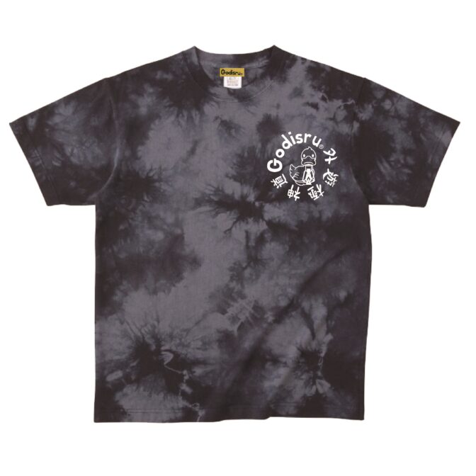 タイダイ　プリント　ブラック