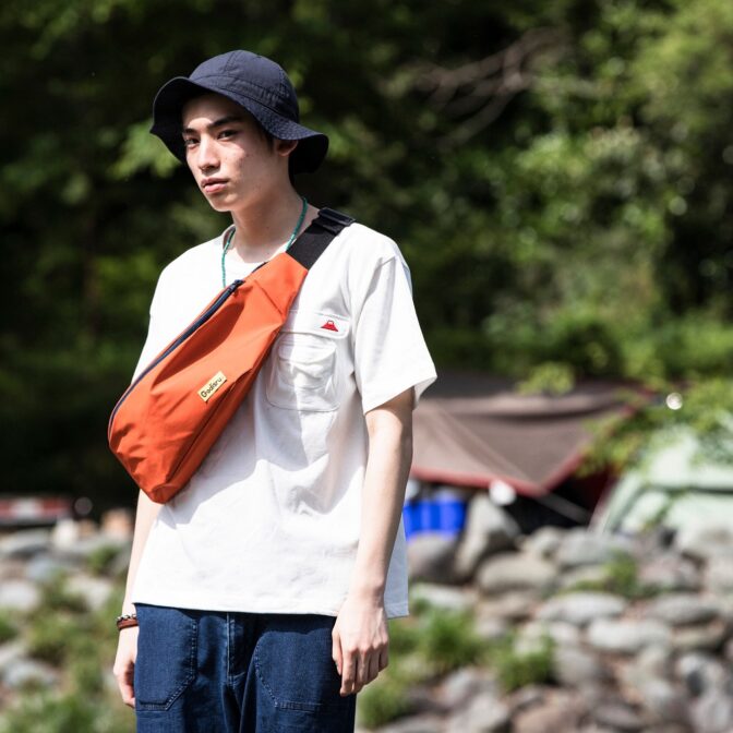 ワンポイント　刺繍　富士山