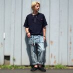 Godisru　エプロン付きデニムパンツ