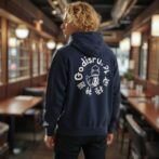 Godisru　インディゴZIPパーカー