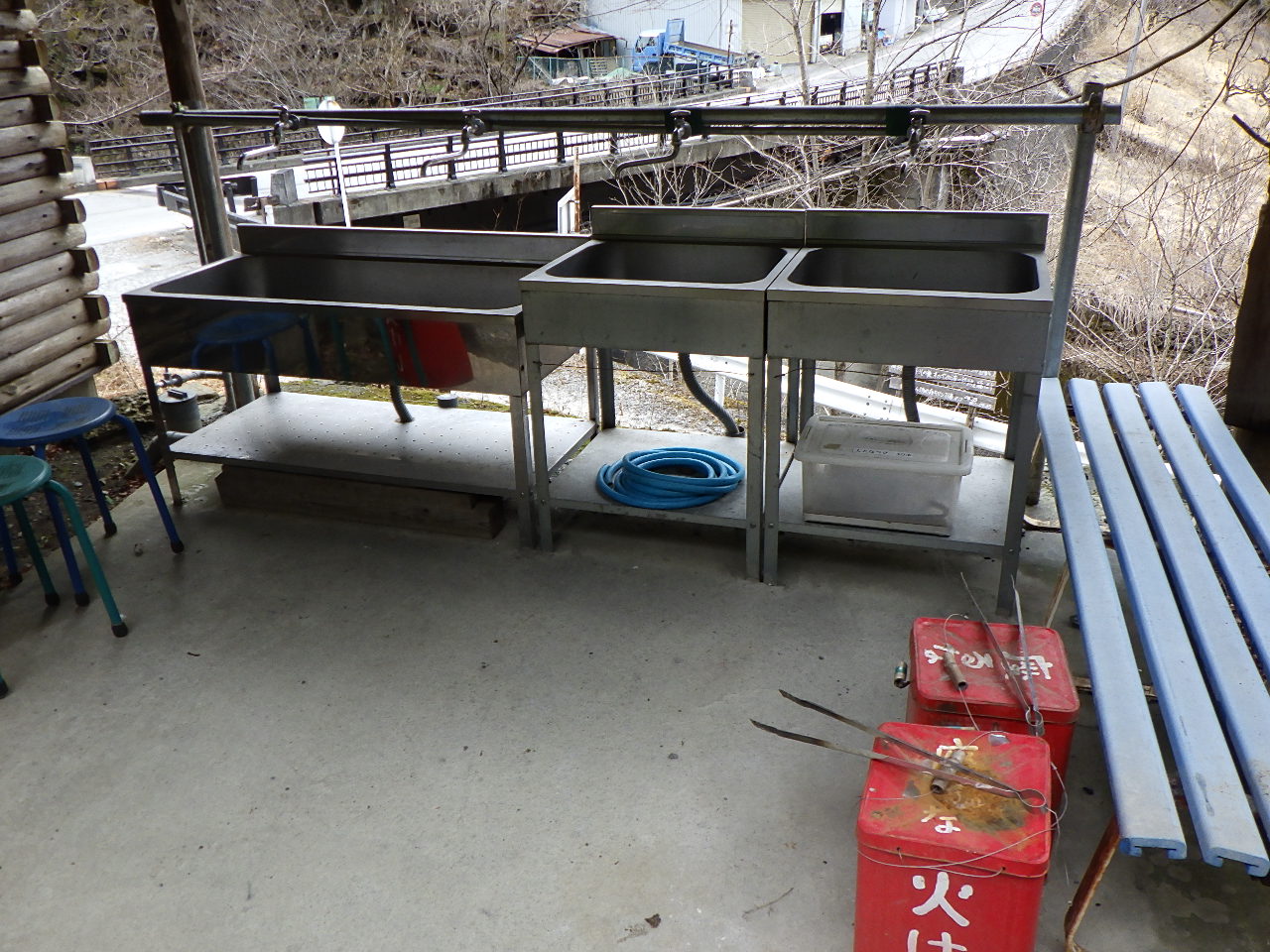 ほうれん坊の森 洗い場