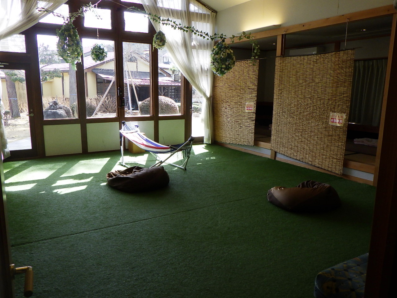 小菅の湯　ハンモック