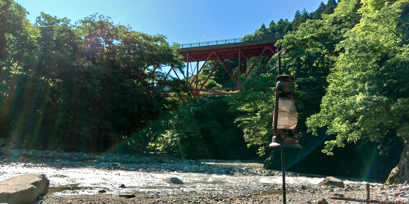 下村キャンプ場 道志川
