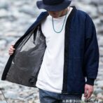 寒風寒波上等半纏(ハンテン) デニム半てん