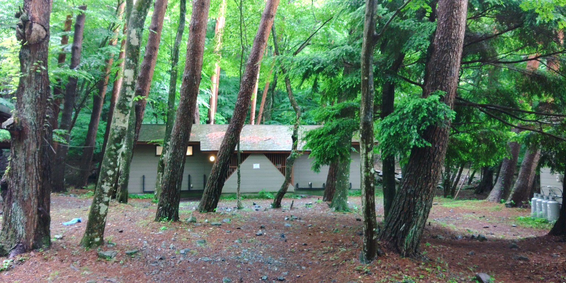 洪庵キャンプ場　トイレ