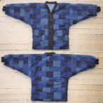 パッチワーク　デニム　半纏　ハンテン　半てん