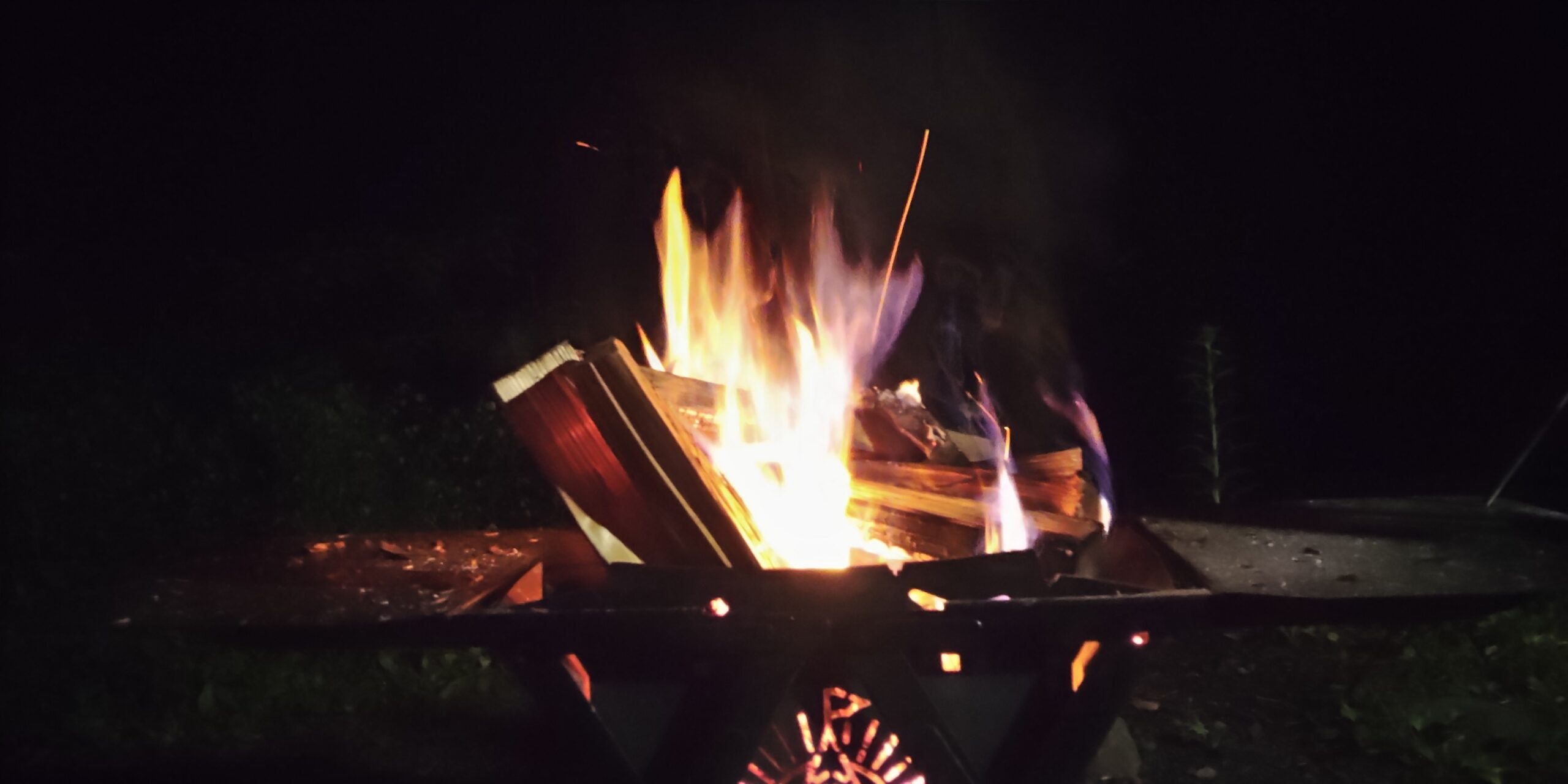 セレブ　焚き火