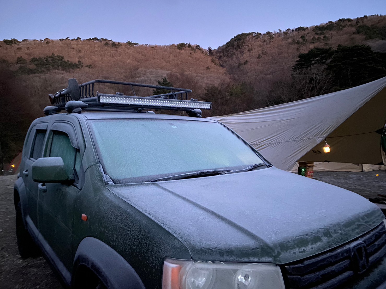 洪庵キャンプ場 年越し