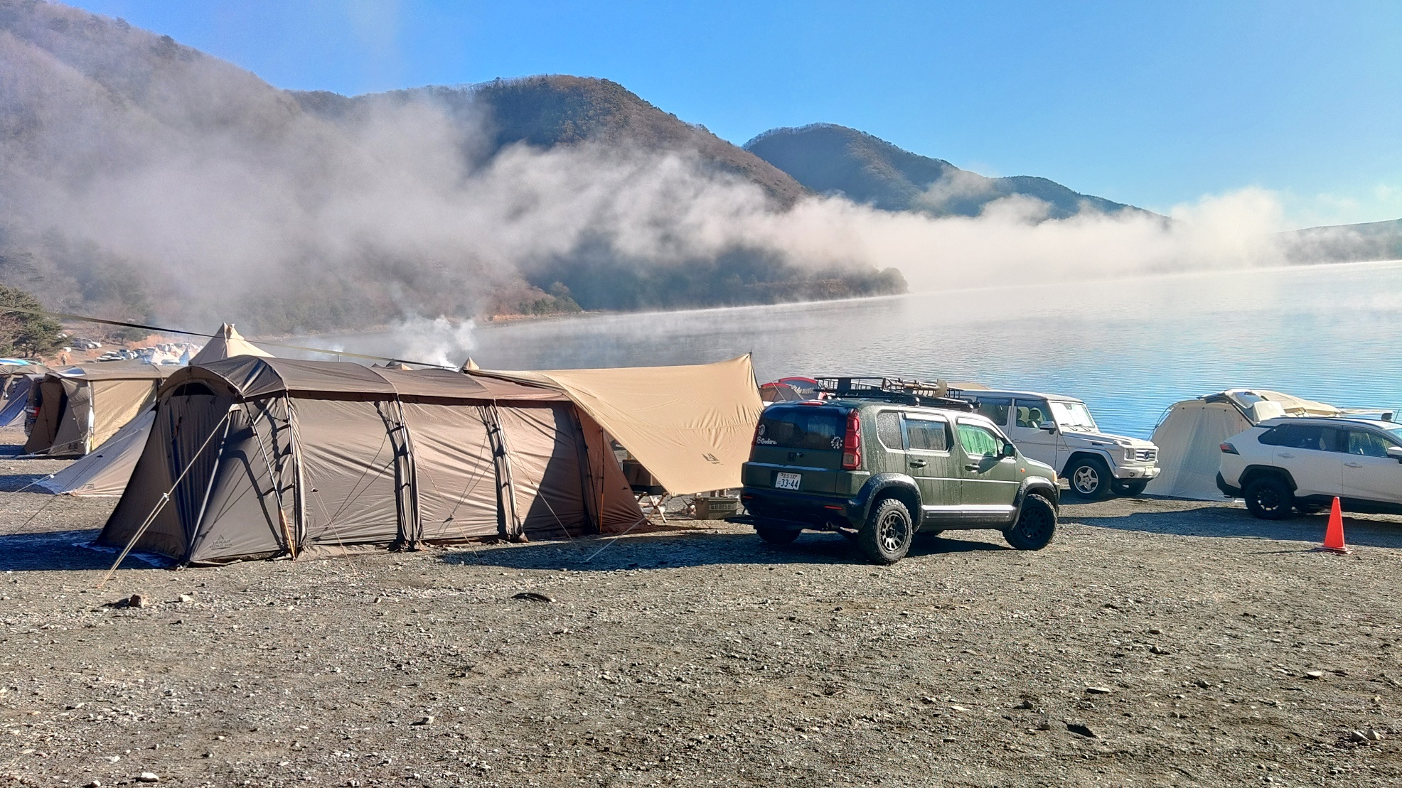 洪庵キャンプ場 年越し