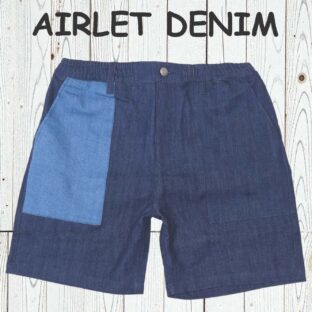 AIRLET®デニム ショート パンツ（crazy）