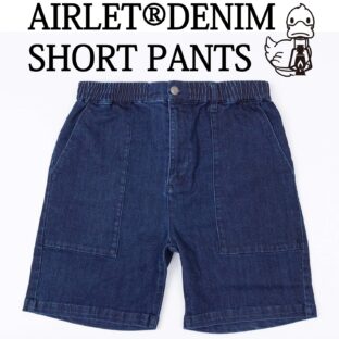 AIRLET®デニム ショート パンツ(NAVY)