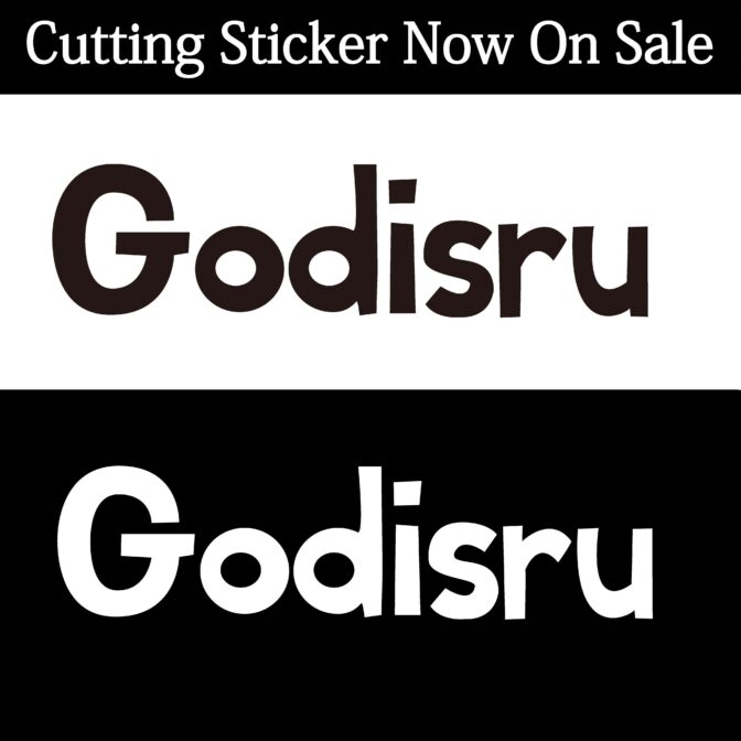 ロゴ　カッティングステッカー