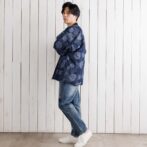 デニムジャガード　半纏
