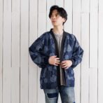 デニムジャガード　半纏