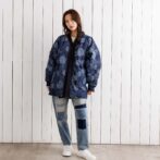 デニムジャガード　半纏