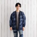 デニムジャガード　半纏