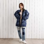 デニムジャガード　半纏