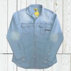 デニム開襟シャツ　Godisru