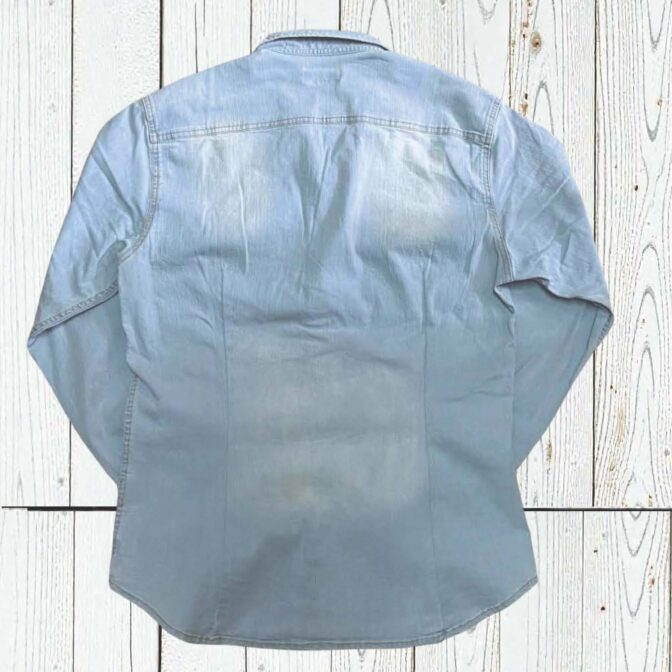 デニム開襟シャツ　Godisru