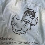 プリント ストレッチ開襟デニムシャツ