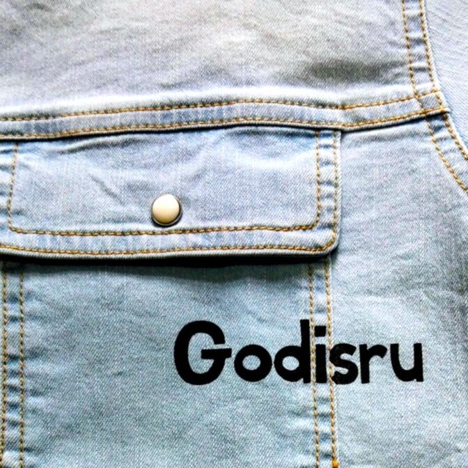 デニム開襟シャツ　Godisru