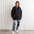 スカジャン　半纏　ハンテン　デニム