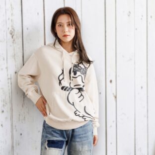 製品染めワルダック プルパーカー