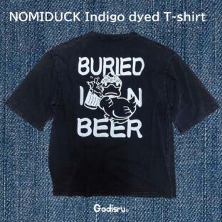 のみだっく（わる）インディゴTシャツ