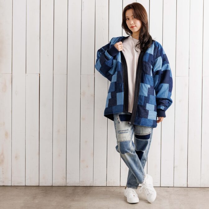 デニム半纏（ハンテン）