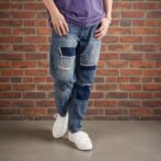 リメイクデニムパンツ