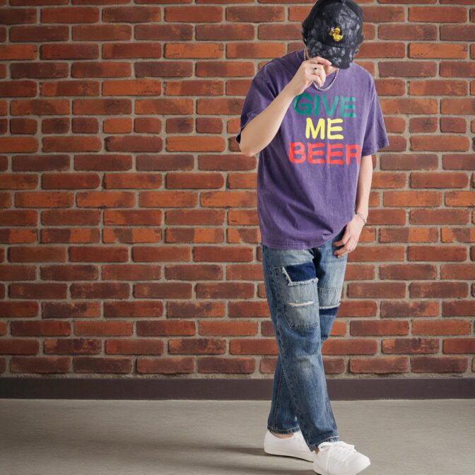 リメイクデニムパンツ