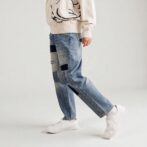 リメイクデニムパンツ