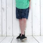 デニムジャガードショーツ　ペイズリー　JQD　Godisru