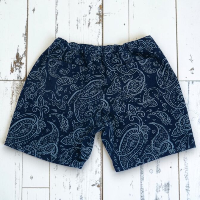 デニムジャガードショーツ　ペイズリー　JQD　Godisru