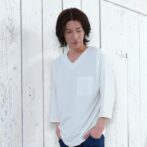 鯉口Tシャツ　鯉口シャツ　Godisru　無地T　７分