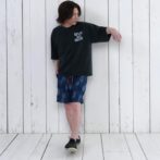 デニム　菊　ジャガードショーツ　JGD　Godisru